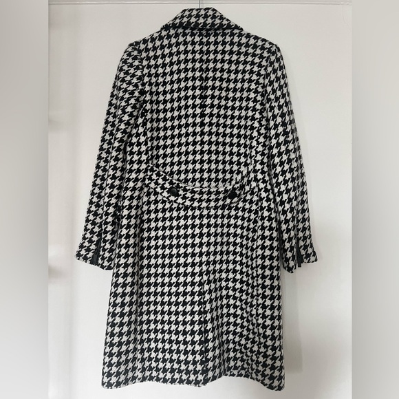 BCBGMaxazria HOUNDSTOOTH WOOL COAT - Size Small - NEW WITH TAGS - Picture 8 of 14